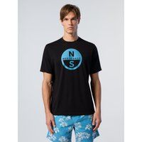 T-Shirt aus Baumwolljersey mit Logo-Print