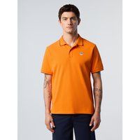 Klassisches Piqué-Poloshirt mit Besatz
