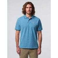 Klassisches Piqué-Poloshirt mit Besatz