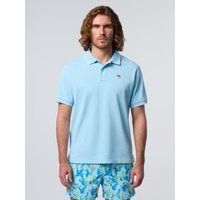Klassisches Piqué-Poloshirt mit Besatz