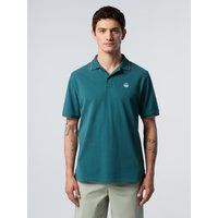 Klassisches Piqué-Poloshirt mit Besatz