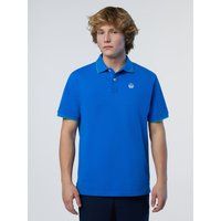 Klassisches Piqué-Poloshirt mit Besatz