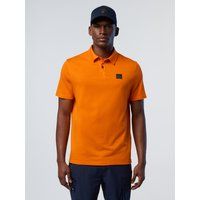 Einfarbiges TENCEL-Mischgewebe Jersey Poloshirt