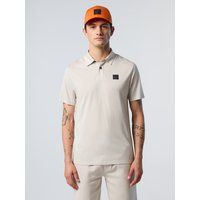 Einfarbiges TENCEL-Mischgewebe Jersey Poloshirt