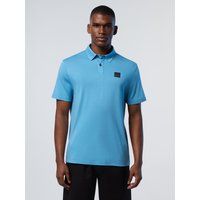 Einfarbiges TENCEL-Mischgewebe Jersey Poloshirt