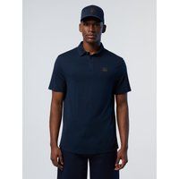 Einfarbiges TENCEL-Mischgewebe Jersey Poloshirt