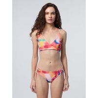 Bikinislip mit Blumendruck, wendbar, seitliche Bänder