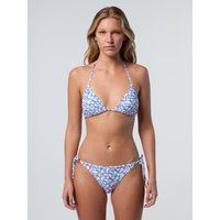 Bikini-Hose mit seitlicher Bindung aus recycelter Mikrofaser