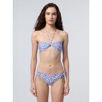 Wendbares Bandeau-Bikinioberteil mit Blumendruck