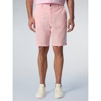 Gestreifte Chino-Shorts aus Bio-Baumwoll-Seersucker