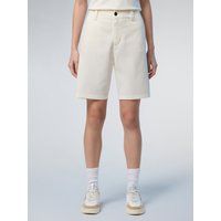 Hoch taillierte Chino-Shorts aus Bio-Baumwolle