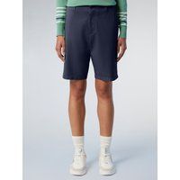 Hoch taillierte Chino-Shorts aus Bio-Baumwolle