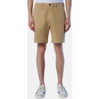 Klassische Chino-Shorts mit Logo-Patch