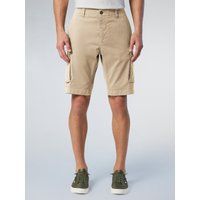 Lässige Stretch-Gabardine-Cargo-Shorts