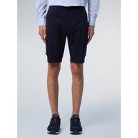 Lässige Stretch-Gabardine-Cargo-Shorts
