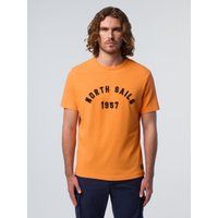 T-Shirt mit Vintage-Waschung und Grafikprint