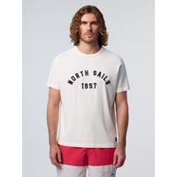 T-Shirt mit Vintage-Waschung und Grafikprint