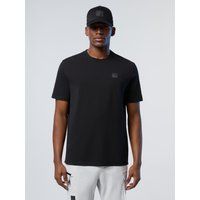Stretch Bio-Baumwoll T-Shirt mit Logo