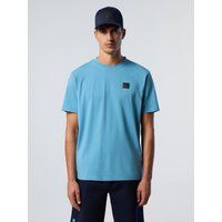 Stretch Bio-Baumwoll T-Shirt mit Logo