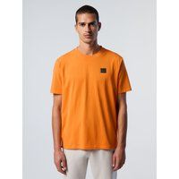 Stretch Bio-Baumwoll T-Shirt mit Logo