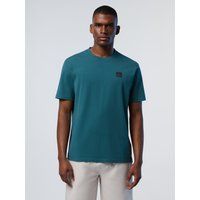 Stretch Bio-Baumwoll T-Shirt mit Logo