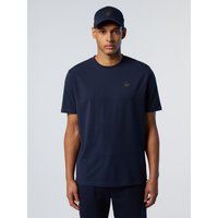 Stretch Bio-Baumwoll T-Shirt mit Logo