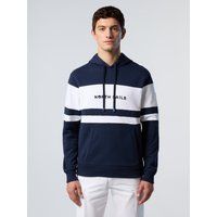 Gestreifter Bio-Baumwoll-Hoodie