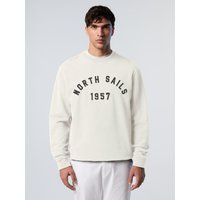Fleece Sweatshirt im Vintage-Stil mit Print