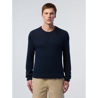 Klassischer Strickpullover mit Rundhalsausschnitt