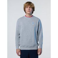 Klassisches Baumwoll-Sweatshirt mit Rundhalsausschnitt