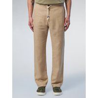 Lässige Leinenhose mit Kordelzug