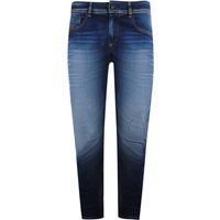 Dunkelblaue Jeans mit Relaxed Fit