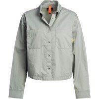 Kurze Blusenjacke in Grau