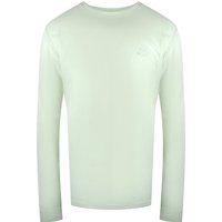 Lässiges Langarm-T-Shirt mit Rundhalsausschnitt