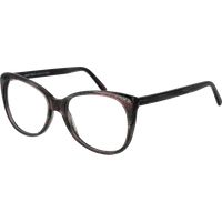 Gemusterte Cat-Eye-Brillenfassung