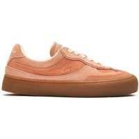 Zweifarbige Retro-Sneakers aus Wildleder