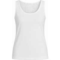 Ärmelloses Jersey-Top mit Spitzeneinsatz