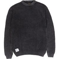 Strickpullover mit Acid-Wash-Rippenmuster