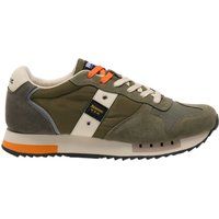 Olivgrüner Retro Lauf-Sneaker