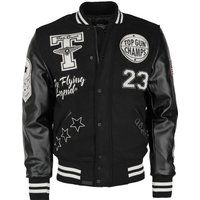Top Gun Collegejacke mit Aufnähern