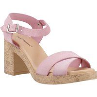 Hush Puppies Georgia Cork Damen Sandalen Aus Leder In Blush