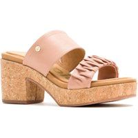 Hush Puppies Poppy Damen Sandalen Aus Leder In Café-Creme