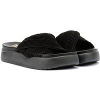 Desert Fleur Gabbro Satin Damen Sandalen In Schwarz