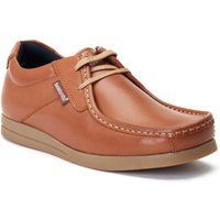 Base London Event Herrenschuhe Aus Leder In Tan Mit Schnürung