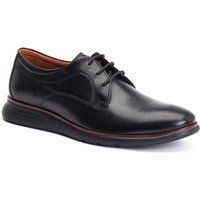 Base London Wing Leder Herrenschuhe in Schwarz Oxford Stil