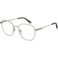 Silberne Metall Vollrand Brille