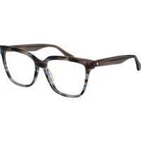 Gemusterte, quadratische Vollrandbrille