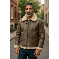 Herren Shearling B3 Fliegerjacke