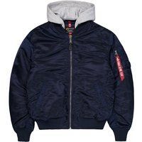 Bomberjacke mit Kapuze und Stickerei