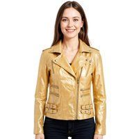 Goldene Brando Bikerjacke